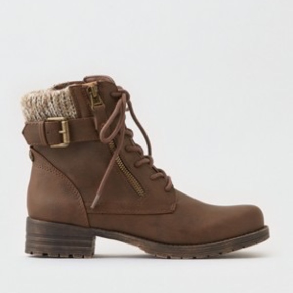 Never worn - American Eagle Lace Up Boots - Picture 1 of 1